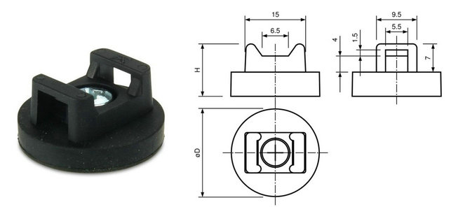 Svart_gummibelagt_magneter_med_kabelholder