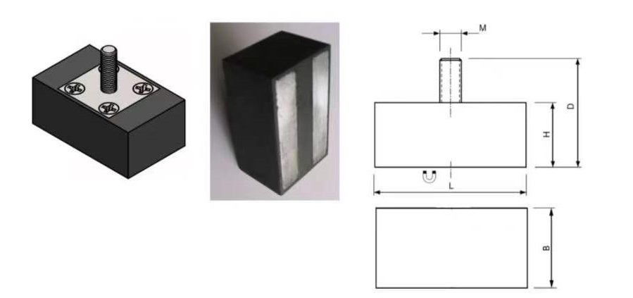 Wind_Tower_Ladder_Fixing_Rubber_coated_Neodymium_Magnet